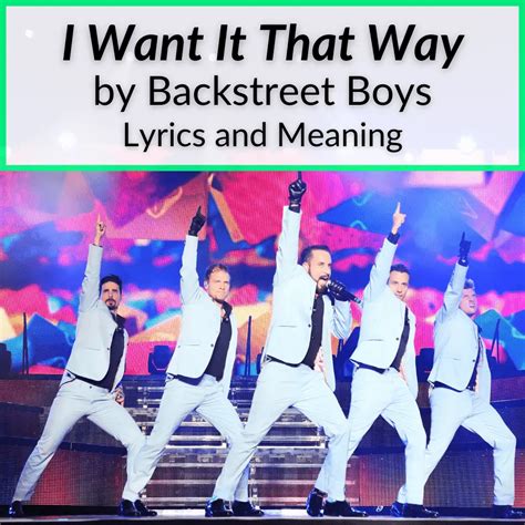 i want it that way song download